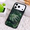Monstera Leaves Tropical Leaf Shockproof Phone Case for iPhone 17 Air 16e 15 11 12 14 13 Pro Max Cover Coque