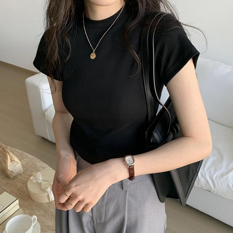 American Style Slim Fit Gray Long Sleeve Women's T-Shirt - Autumn/Winter Wear