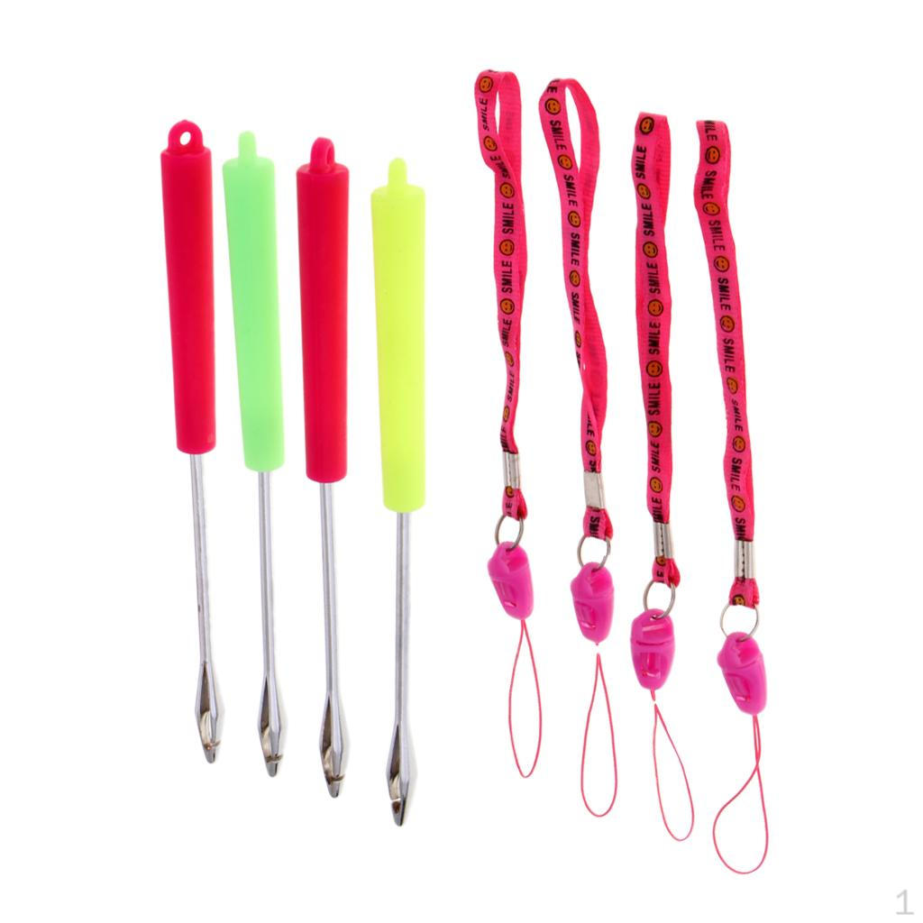 4pcs Portable Stainless Steel Hook Removers Extractor Detacher