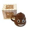 500Ml Funny Poop Cup Novelty Ceramic Cup With Lid Brown Poop Shaped Coffee Cup Hilarious Drinkware Cup Ideal Gifts For Friends