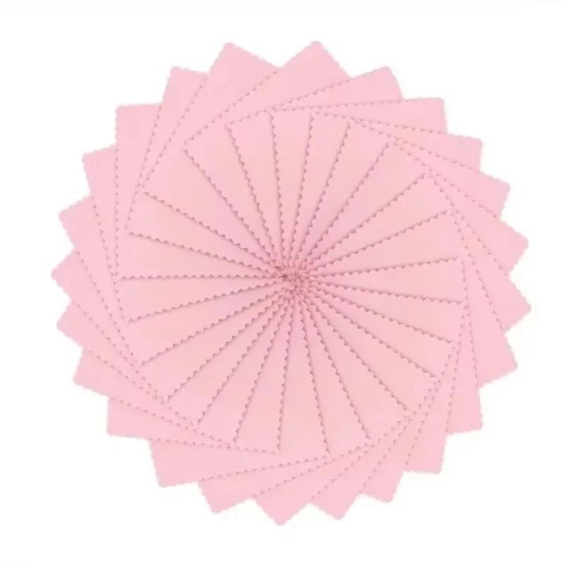 50PCS Smooth Lint Free Glasses Lens Cleaning Cloth Jewelry Gold As Silver Polishing Sheets Home Glass Traceless Clean Products