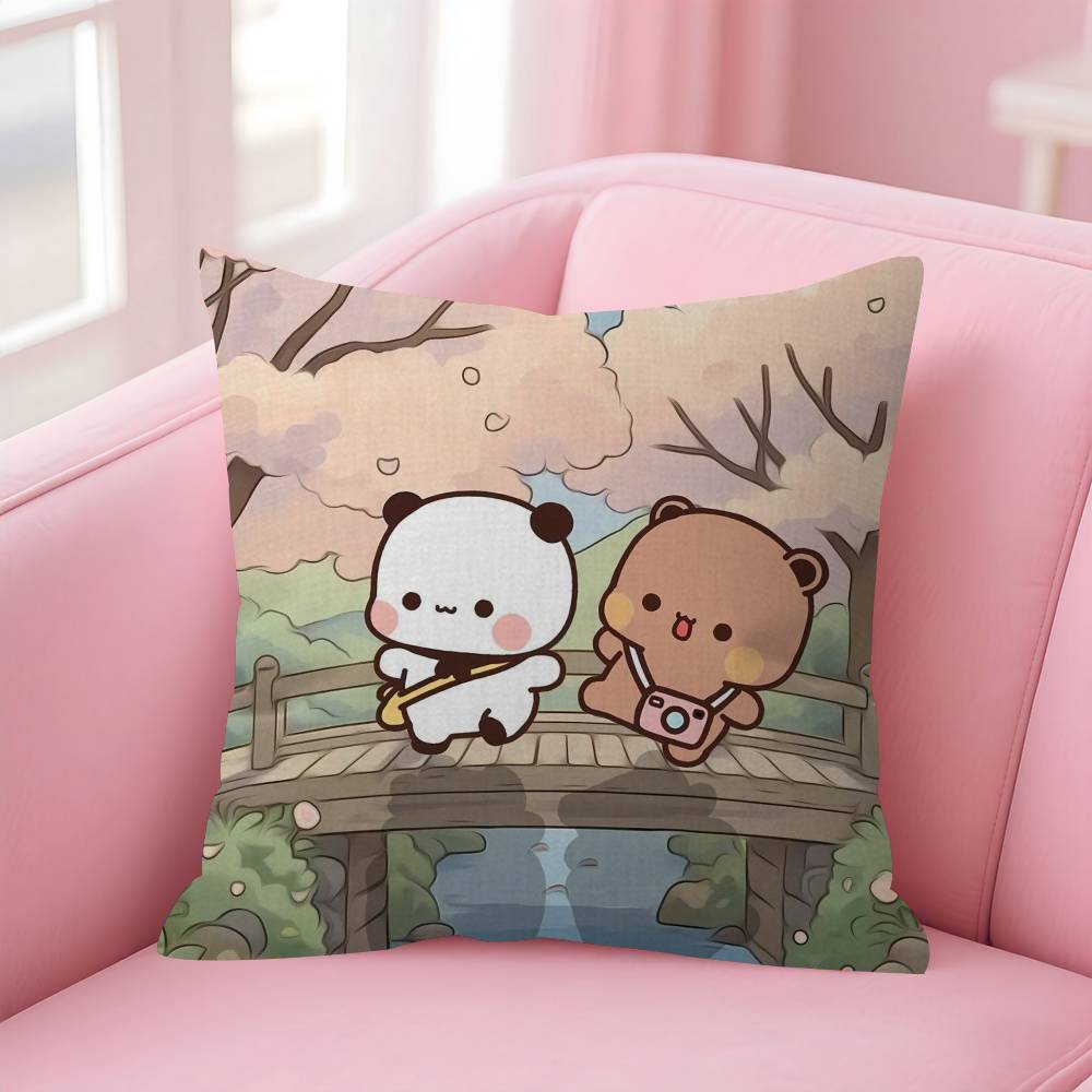 Cartoon Bubu And Dudu Pillow Cover Sofa Cushion Cover Home Room Decoration Children Gift