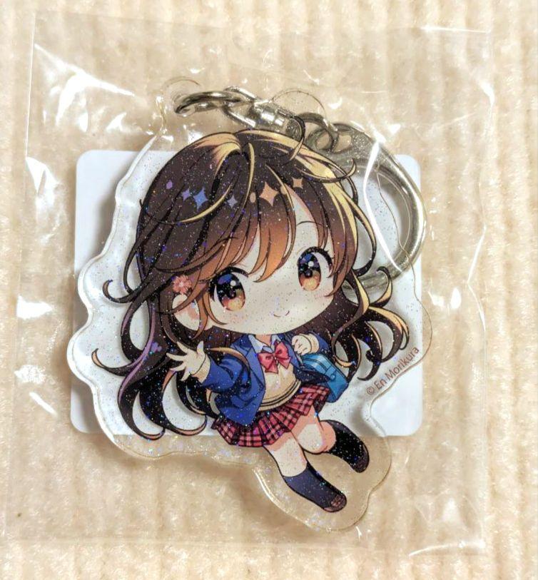 [USED] Prism Morikura En Art Collection Release Commemorative Illustration Exhibition Acrylic Keychain SD Character