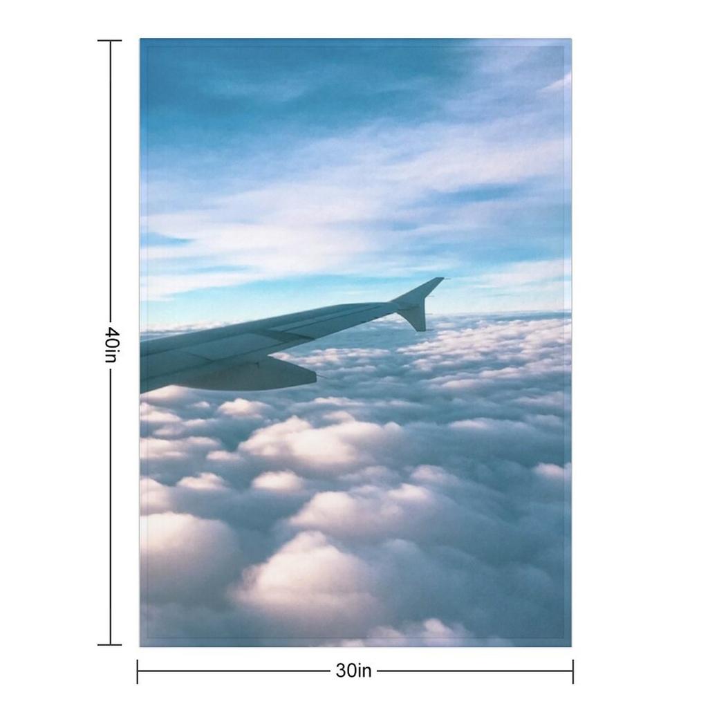 Airplane Mode Throw Blanket Blankets and Throws Shaggy Luxury Designer Thermal Blankets