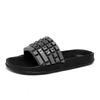 Fashion Summer Men Slippers Keyboard Design Platform Sandals Street Outdoor Clogs Quick Dry Beach Slippers Flip Flops Indoor Home Shoes