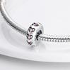 Kupfer-Silikon-Abstandshalter-Clip für Charms und Perlen, passend für Original-Armbänder, DIY-Schmuck für Damen, Anhänger, Geschenkidee