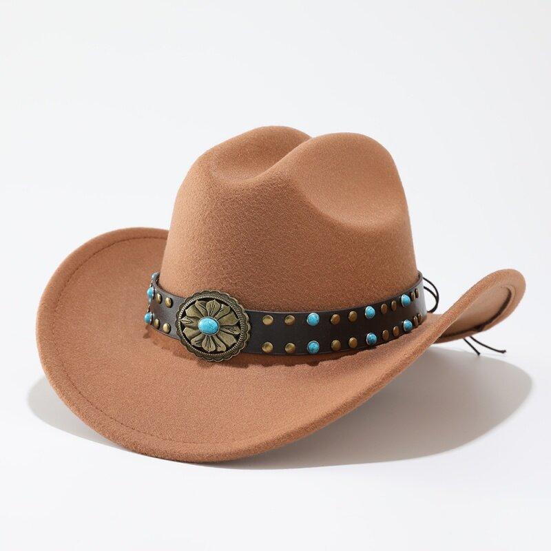 Men's and women's jazz hats, vacation sunscreen, national Tibetan style, European, American and western cowboy hats, travel hats