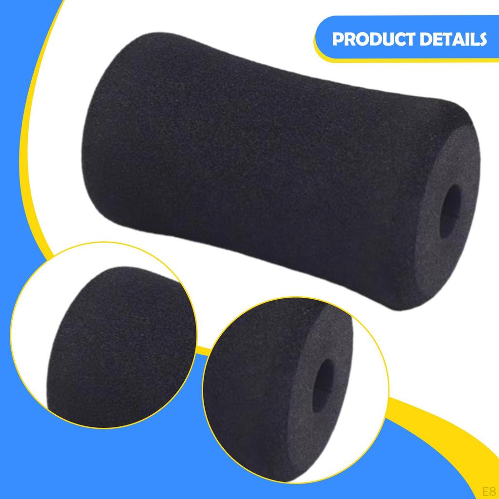 Foam Foot Pad Equipment Part, 20mm Inner Diameter Multipurpose, Easy To Install for Exercise Machine