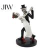 Topper per Torta da Tavolo per Giorno dei Morti di Halloween, Coppia di Scheletri Danzanti Statuetta, Ornamento Accattivante per Matrimonio Gotico, Statua di Amanti, Sposa Romantica