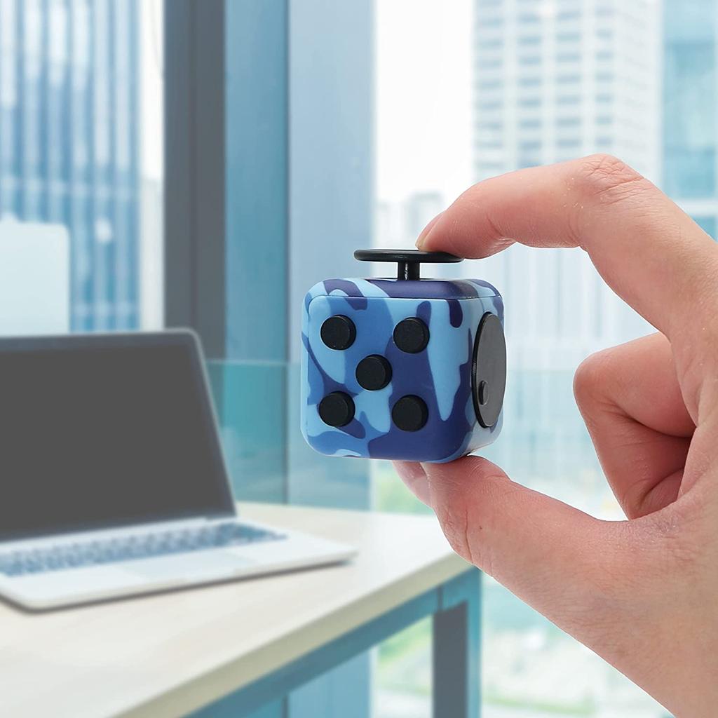 Fidget Cube Stress Angst Druckentlastendes Spielzeug Ideal für Erwachsene und Kinder [Geschenkidee] [Entspannendes Spielzeug] [Stressabbau] [Weiches Material]