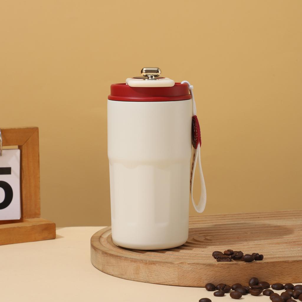 316 Stainless Steel Thermos Cup Intelligent Temperature Display Coffee Cup Rope Car Portable Cup