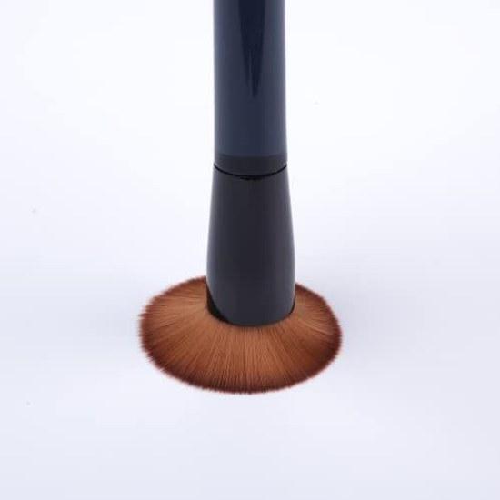 Foundation Brush 131 Flat Cheek Rubbing Cream Portable Makeup Angled Head Short Thick Soft Hair Suitable All Types Liquid Loose Powder