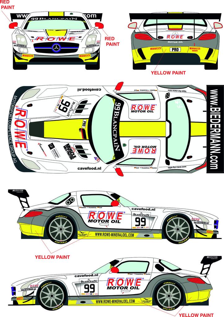 Mercedes SLS GT3 Car 2015 BES Silverstone Decal Set Decal RDE24/020 1/24 No.99