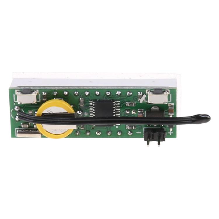 DIY Digital Tube LED Electronic Clock Time Car Thermometer Voltage Meter Monitor