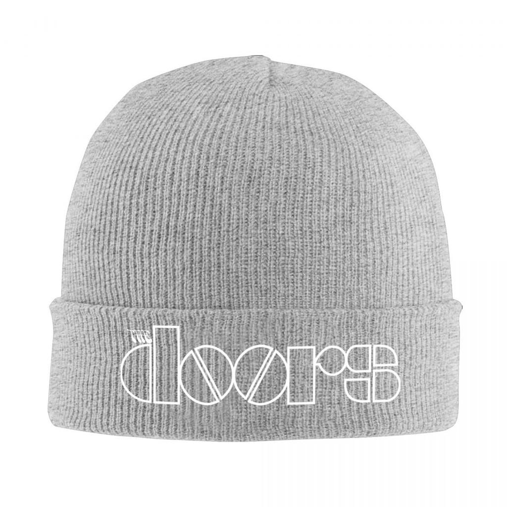 The Doors Knitted Hat Beanie Autumn Winter Hats Warm Street Band Caps for Men Women
