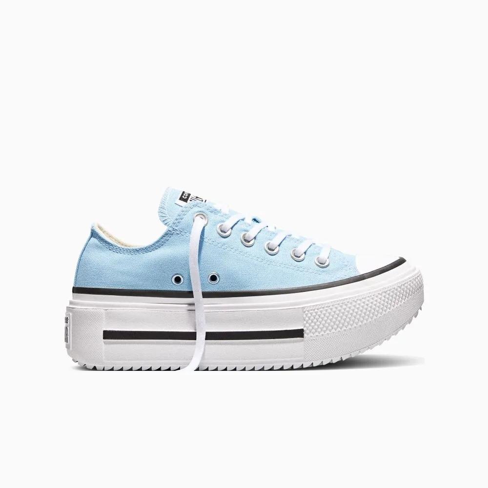 Converse Chuck Taylor All Star Double Stack Canvas Clear Skies Low A19900C 250