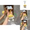 Straw Hat Dog Plush Keychain With Adorable Style For Gift And Accessories