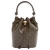 T Monogram Removable Adjustable Shoulder Strap Bucket Bag Women Handbags Black Brown 164889-200