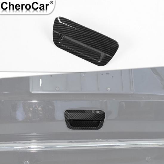 Car Tailgate Door Handle Trim Carbon Fiber For Jeep Grand Cherokee/Durango 2014+