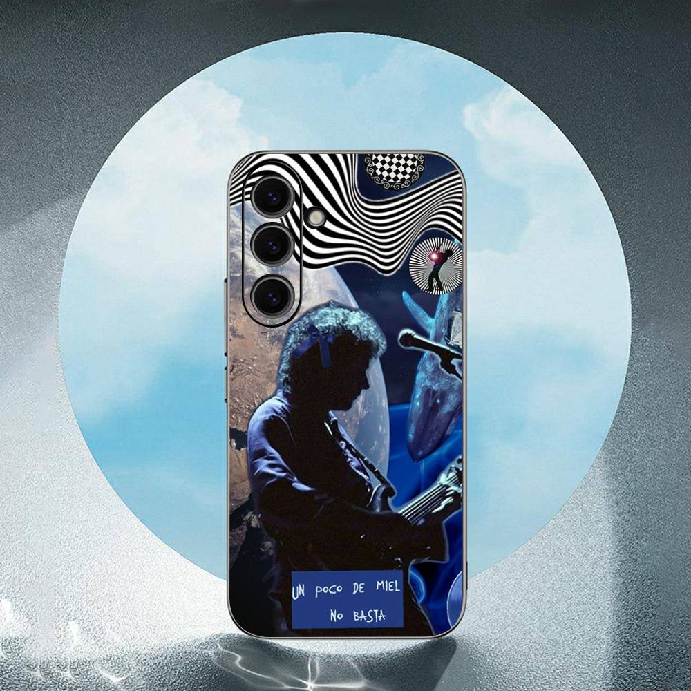 G-Gustavo-C O-Cerati For Samsung Galaxy S25 S24 S23 Ultra S22 S21 Plus S20 Black Soft Silicone Protective Case
