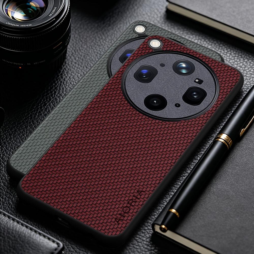 Phone Case: New Stylish Business Casual Phone Case for OPPO Find X9 Pro X8 Pro X9 Ultra X5 Lite Faux Carbon Fiber Synthetic Leather Phone Cover