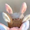 Color Matching Wash Face Hair Holder Soft Cartoon Rabbit Ear Shape Headband