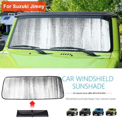 Přední okno auta Sluneční clona Ochrana proti UV záření Stínící Sluneční clona Kryt sluneční clony pro Suzuki Jimny JB64 JB74 JB64W JB74W +