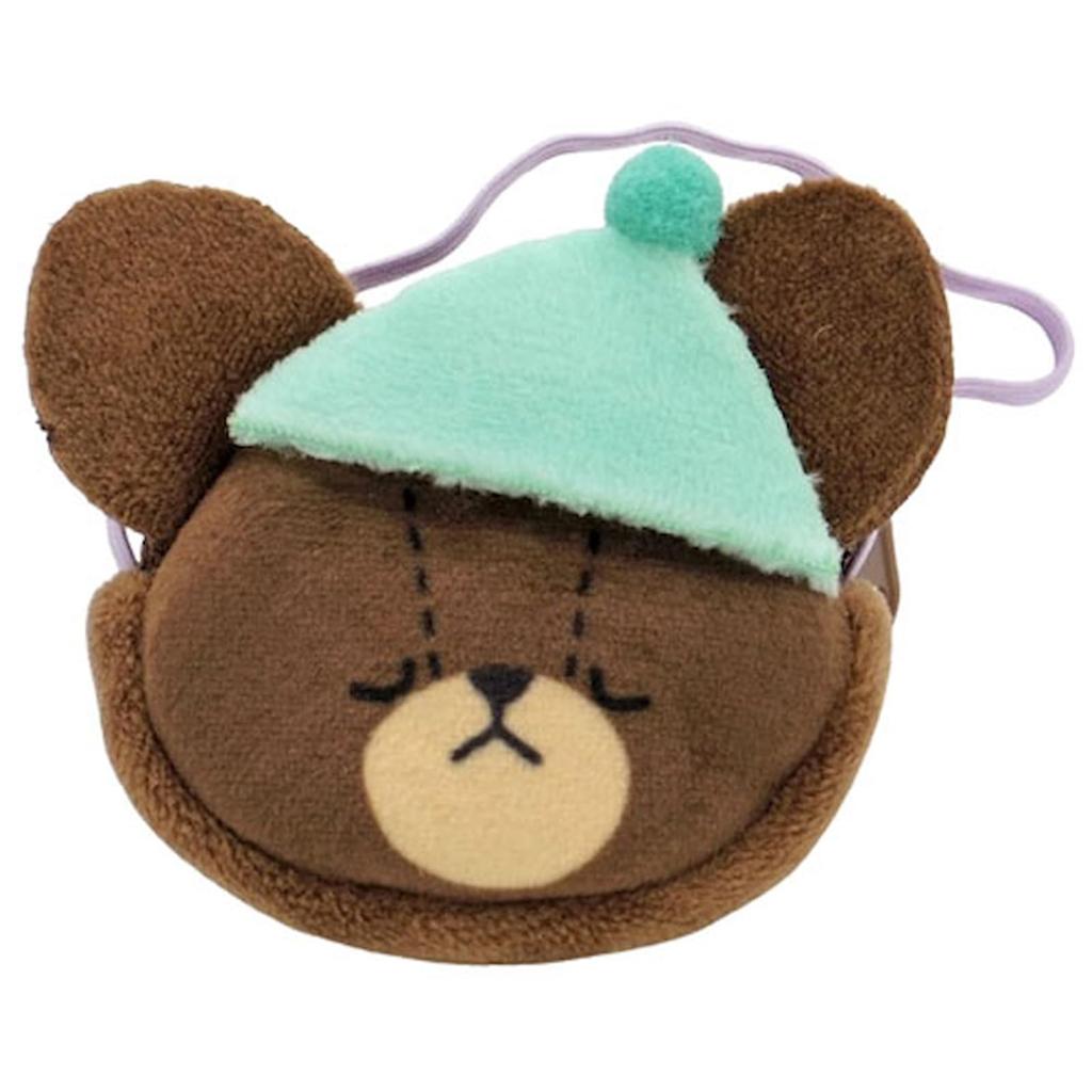 Nakajima Corporation Die Bärenschule Plüschtier-Tasche (Sortiert) 215741-25 H7.5 x B7.5 x T2.6cm