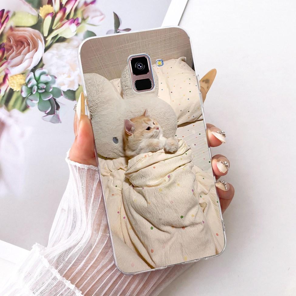 Clear Casing For Samsung Galaxy A8 Plus 2018 SM-A730F Phone Case For Samsung A8 Plus 2018 Cover Cute Fashion Funny Cool Painted