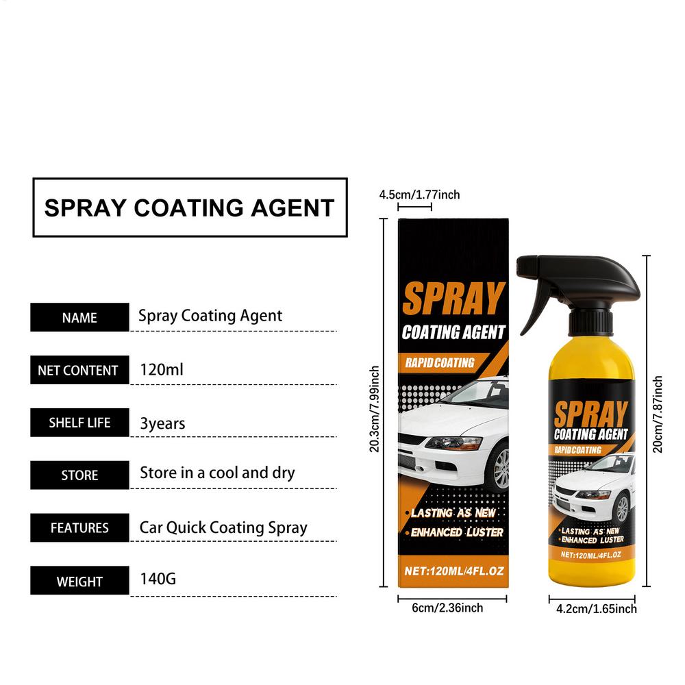 120ml Car Scratch Repair Spray Multifunctional Coating Agent for Vehicles Restores Paint Protects Finish, Car Motorcycle RV SUV