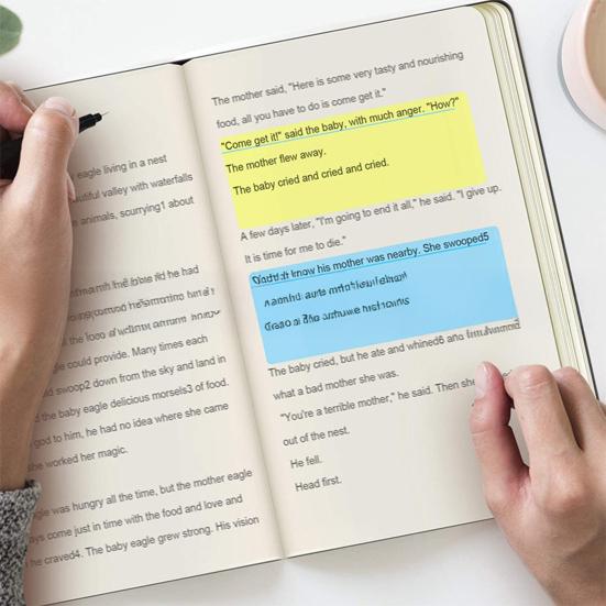 Guided Reading Strips Colored Overlay Highlight Bookmark Reading Tracking Ruler Help with Dyslexia for Children And Teaching Supply