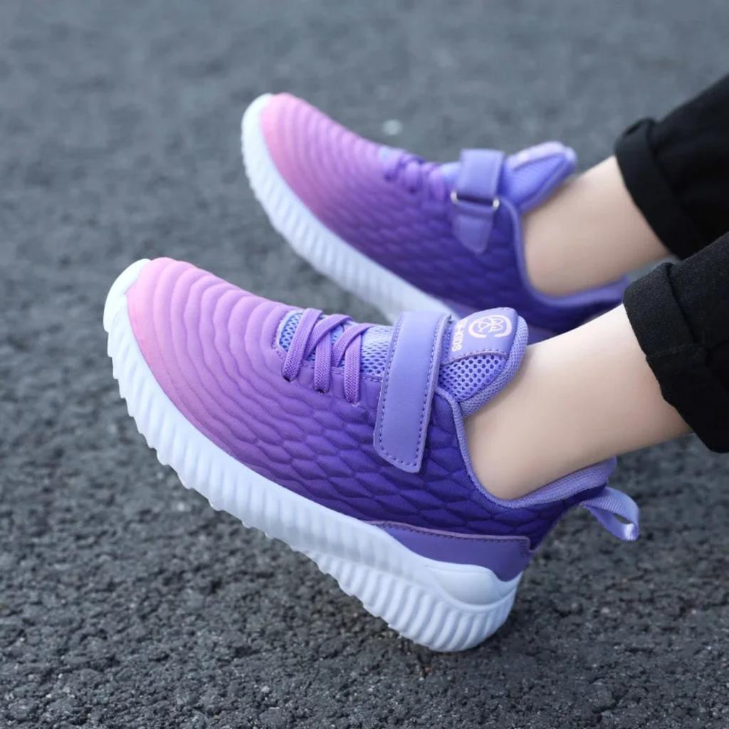 Brand Fashion Kids Girls Shoes Breathable Casual Sports Shoes For Boys Running Shoes Lightweight Children Tennis Sneakers 2024
