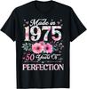 Cadouri pentru a 50-a aniversare Bărbați Femei 50 de ani Vintage 1975 Tricou Îmbrăcăminte Femei Bărbați Streetwear Tricouri Grafice Harajuku