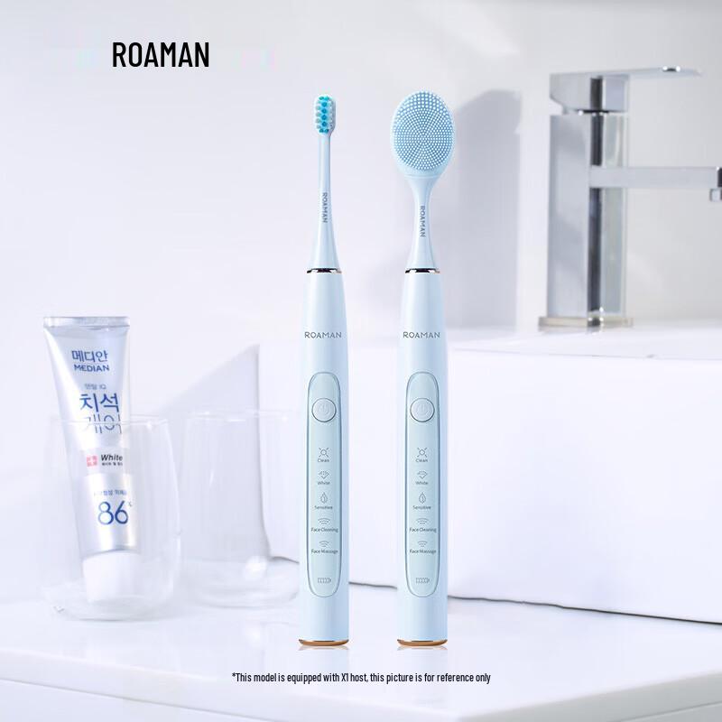 Roman T10 2-in-1 Sonic Electric Toothbrush & Facial Cleanser