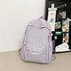 Schoolbag High-value New Cute Children's Mini Schoolbag Mori Sweet Wind Girl Cream Solid Color Versatile Backpack