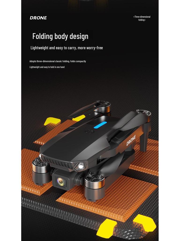E88 Mini Foldable Brushless Drone with Optical Flow & Remote Control for Aerial Photography