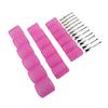 Hair Root Curlers Pink Self Grip Hair Curlers Rollers with Clips for Hair Dressing Styling DIY