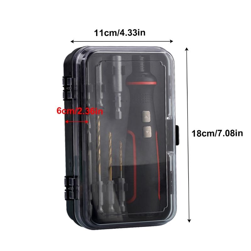 Electric Screwdriver Set 41 in 1 Cordless Screwdriver LED Shadowless Lighting Rechargeable for Household Repair