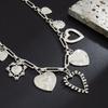 Fashion Hip Hop Love Heart Keychain Waist Belts Chain For Women Men Punk Trousers Jeans Pants Chain Bag Chain Street Jewelry