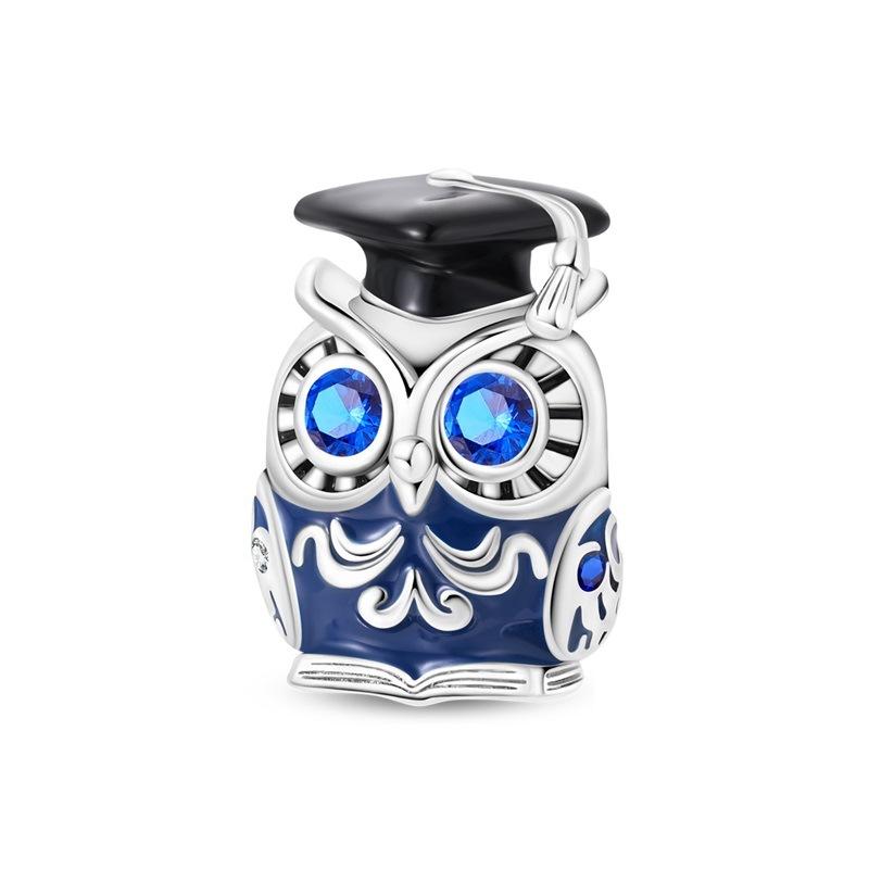 Graduation Season Charm Panda Owl Pendant Bracelet Jewelry Accessory