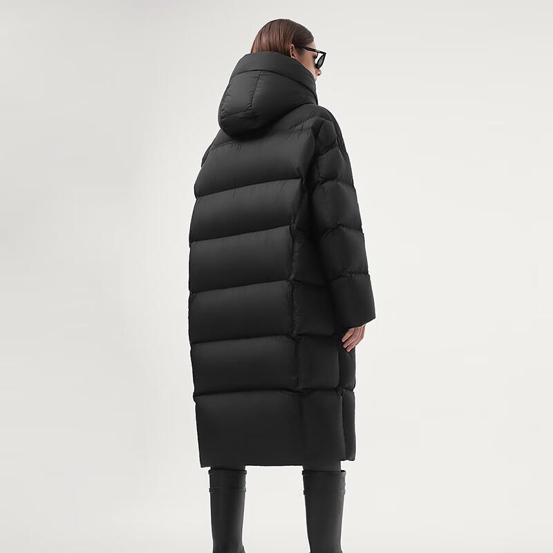 Tanboer Kadın Orta Boy Oversize Kaz Tüyü Mont 550830A