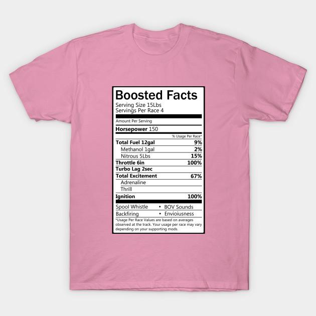 T Shirt Women Boosted Facts Harajuku Print Kawaii Tshirt Summer Short Sleeve Female T-Shirt Top Tee