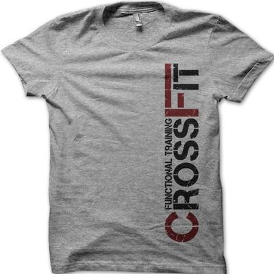 CROSSFIT funktionelles Training GYM Fitness WOD Baumwoll-T-Shirt 9027