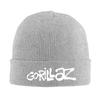 Gorillaz Čepice Čepice s bambulí Pletené čepice Pro dospělé Unisex Roztomilé Zimní čepice s lebkou Podzimní design Pružné čepice