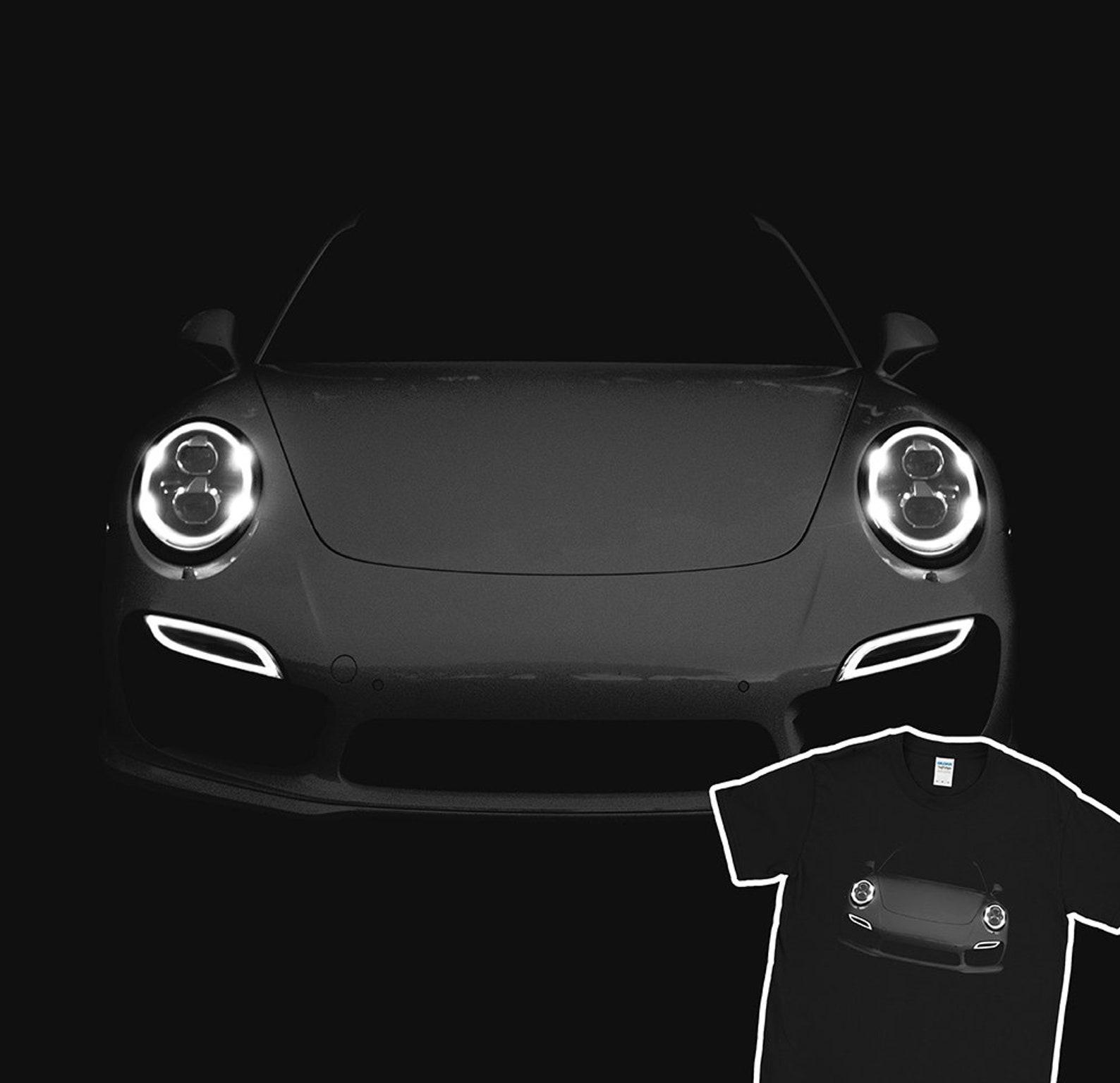 991 Turbo S Headlights Glow T-Shirt - 100% Cotton S