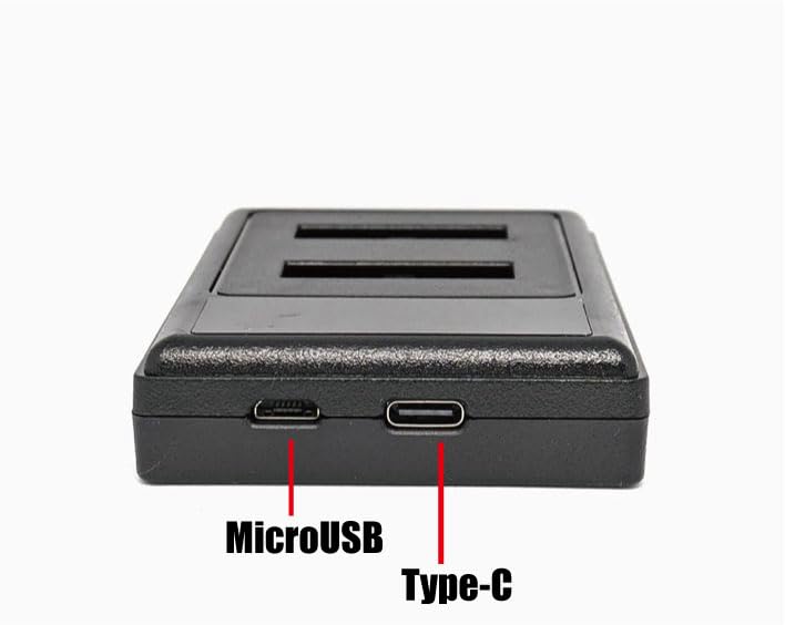 King USB Charger for Canon EOS and 90D Compatible with LCD LPE6 LP-E6, LP-E6N, R5, R6, R7, Ra, 5D, 60D, 6D, 70D, 7D, 80D, Cameras,