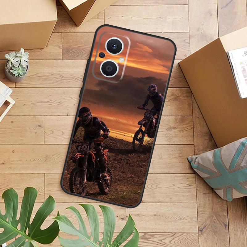 

Moto Cross Motorcycle Sports Case For OPPO Reno 13F 14F 12F 10 11 12 13 14 Pro 7 8 Lite OPPO Find X6 X5 X8 X9 Pro Cover OPPO Reno7 4G
