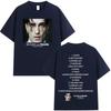 Funny Little Fears Album 2026 Tshirt Damiano David Singer Print Tees Unisex Women Fashion Casual Tshirt Summer Harajuku T Shirt