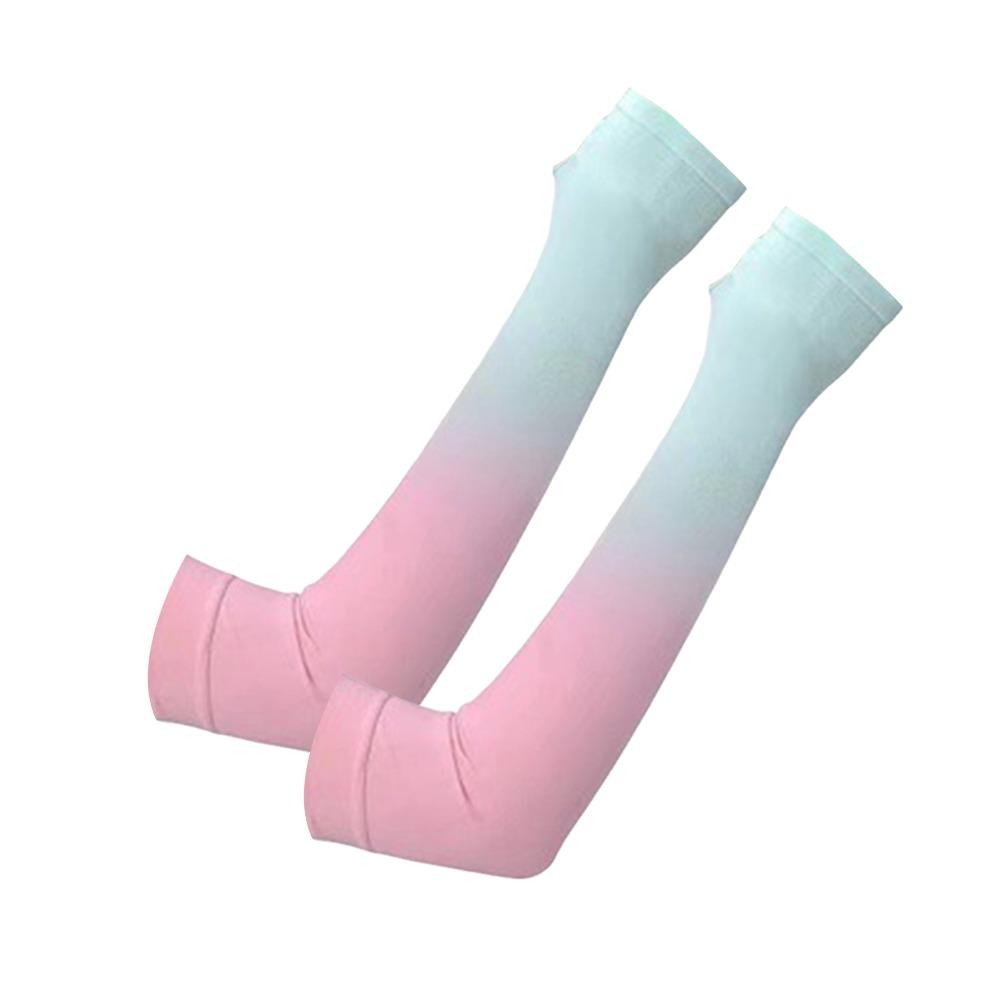 1pair UPF 50+ Arm Covers UV Protection Compression Sleeve Portable Cooling Arm Sleeves  Cycling