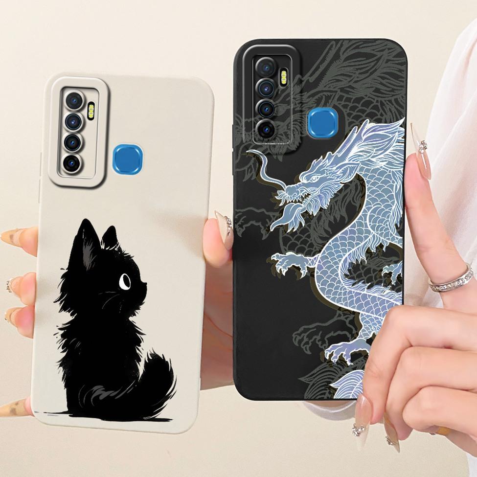 Casing For Infinix Hot 9 X655 X655C Phone Case For Infinix Hot 9 Pro X655F Cover Fashion Cartoon Cute Funny Painted Silicone
